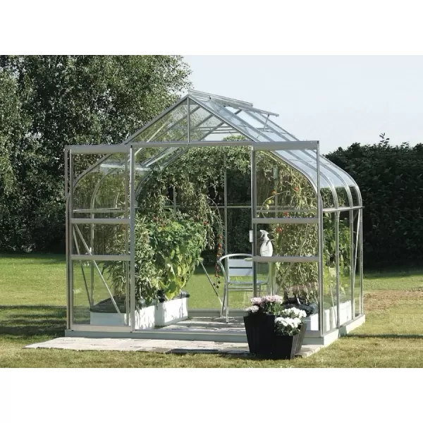 Skleník VITAVIA DIANA 5000 čiré sklo 3 mm stříbrný LG4223