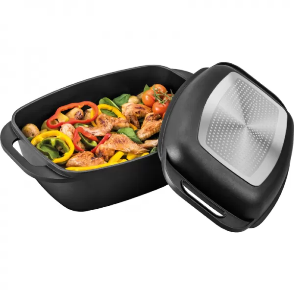 Pekáč s grilovacím víkem DOUBLE LAMART LT1105