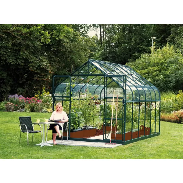 Skleník VITAVIA DIANA 9900 čiré sklo 3 mm zelený LG4235