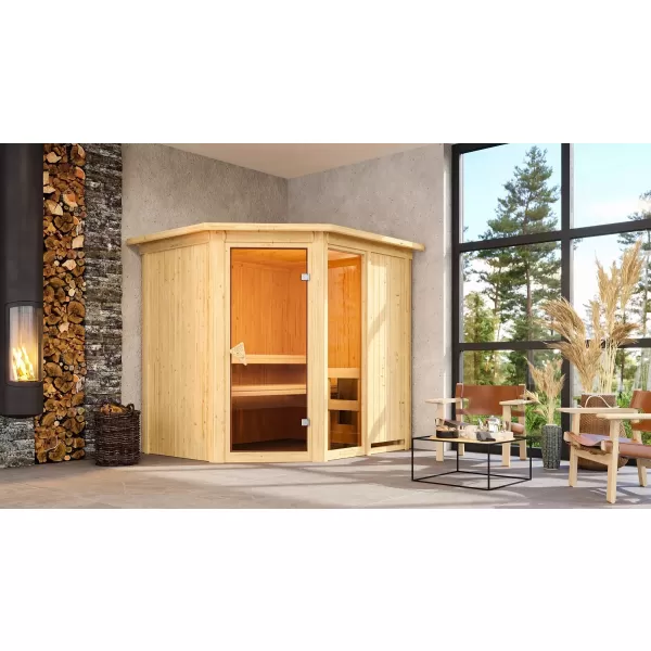 Finská sauna KARIBU FIONA 2 (49972) LG4207