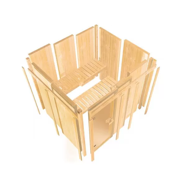 Finská sauna KARIBU ARVIKA (6197) LG4261