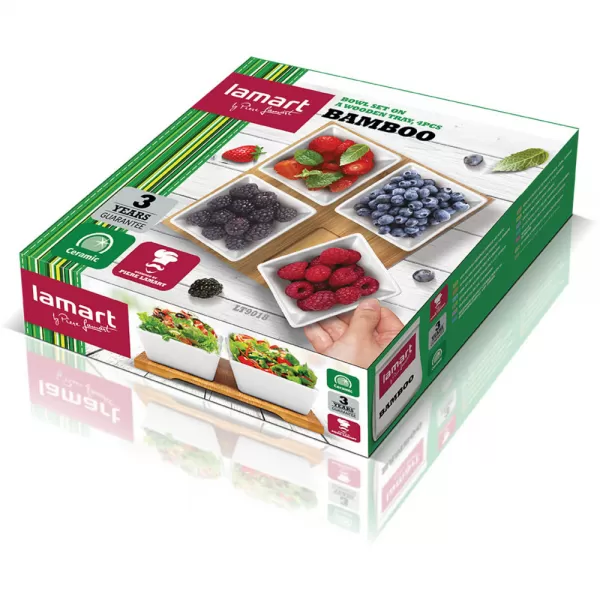 Misky sada 4ks BAMBOO LAMART LT9018