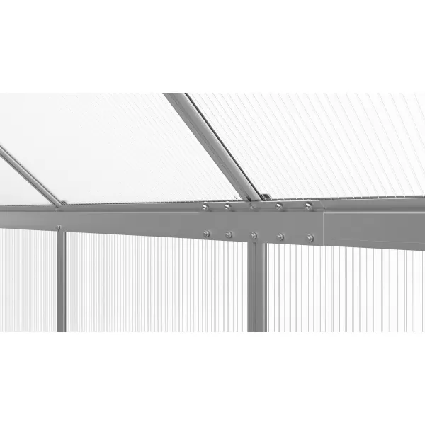 Skleník LANITPLAST SARANA 6x12 PC 4 mm stříbrný LG4276