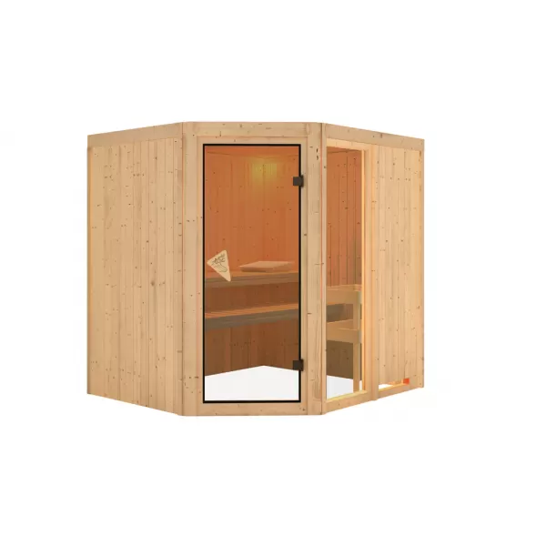 Finská sauna KARIBU FIONA 2 (52595) LG4206