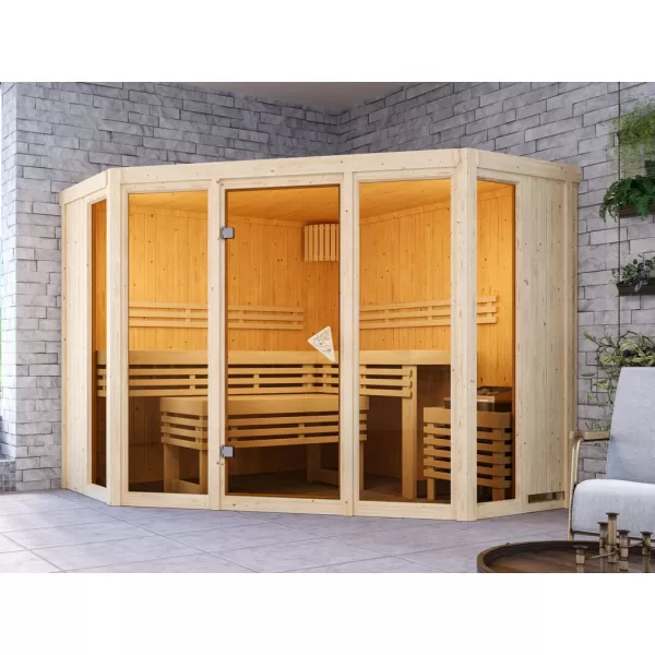 Finská sauna KARIBU ALCINDA (2503) LG4210