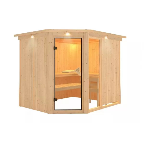 Finská sauna KARIBU FIONA 3 (49976) LG4209