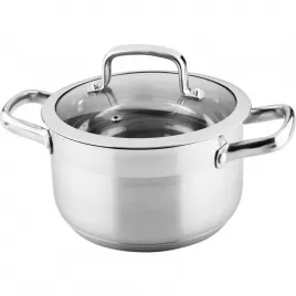 Hrnec s poklicí 20cm stříbrná Prestige LAMART LTSS2011