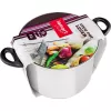Hrnec s poklicí 24cm stříbrná Prestige LAMART LTB2418