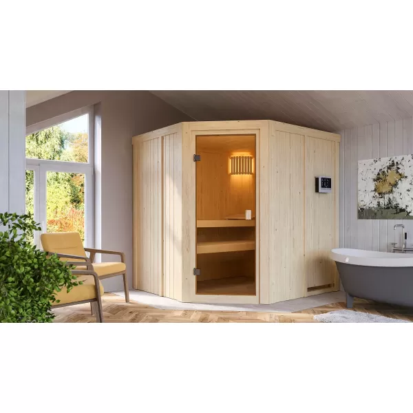 Finská sauna KARIBU BODO (6192) LG4264