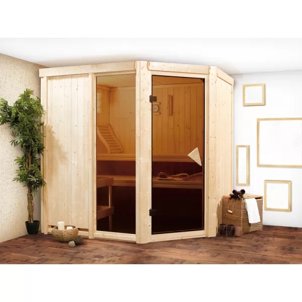 Finská sauna KARIBU FIONA 2 (52595) LG4206