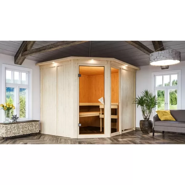 Finská sauna KARIBU FIONA 3 (49976) LG4209