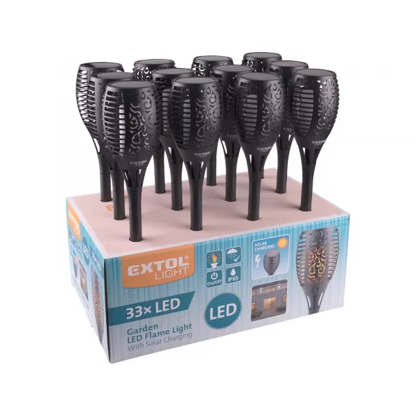 Pochodeň LED s plamenem 57cm EXTOL LIGHT 43147