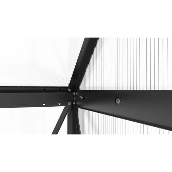 Skleník LANITPLAST SARANA 6x12 PC 4 mm černý LG4335