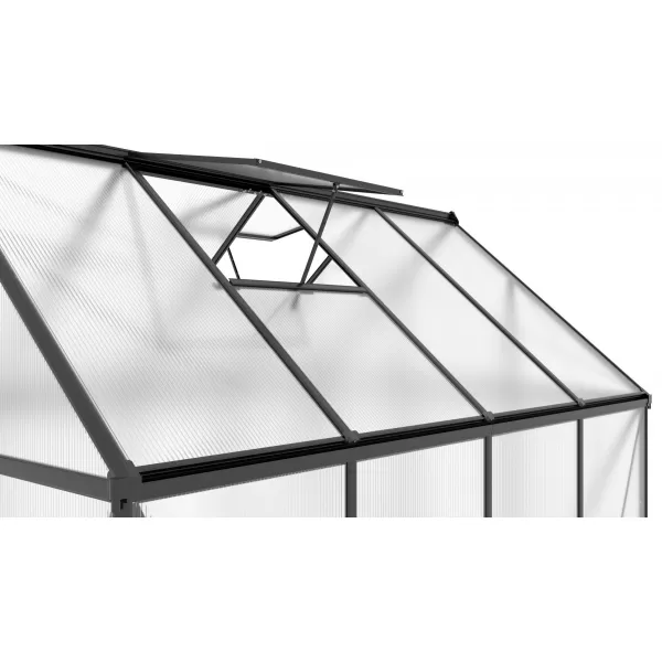 Skleník LANITPLAST SARANA 6x8 PC 4 mm černý LG4334