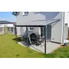 Hliníková pergola LANITPLAST WALL 43 FSX antracit + čirý PC LG4313