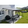 Hliníková pergola LANITPLAST WALL 43 FSX antracit + čirý PC LG4313