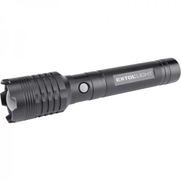 Svítilna 4000lm COB, zoom, USB nabíjení s powerbankou, 60W COB LED EXTOL LIGHT 43136