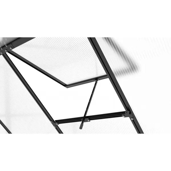 Skleník LANITPLAST SARANA 6x8 PC 4 mm černý LG4334