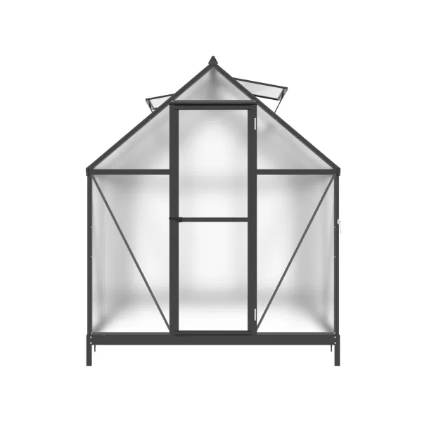 Skleník LANITPLAST SARANA 6x8 PC 4 mm černý LG4334