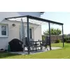 Hliníková pergola LANITPLAST WALL 53 FSX antracit + čirý PC LG4317