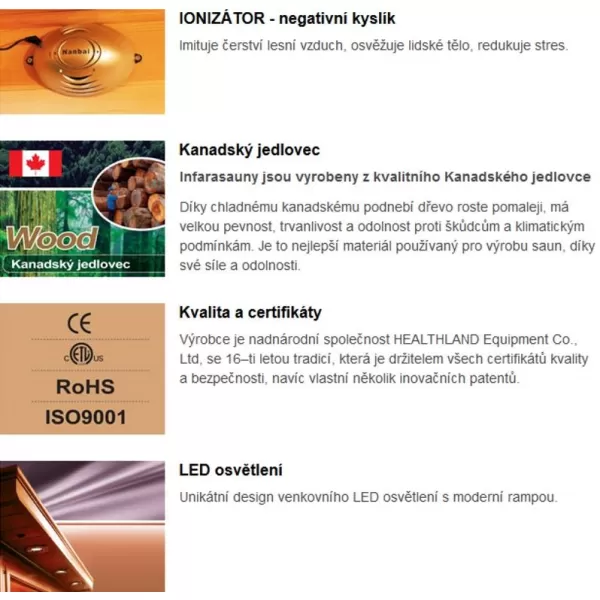 Infrasauna HealthLand DeLuxe 4440 CB/CR