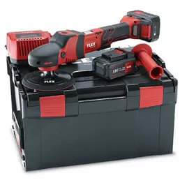 Aku rotační leštička 18V/2x5Ah PE 150 18.0-EC/5.0 Set Flex 447153
