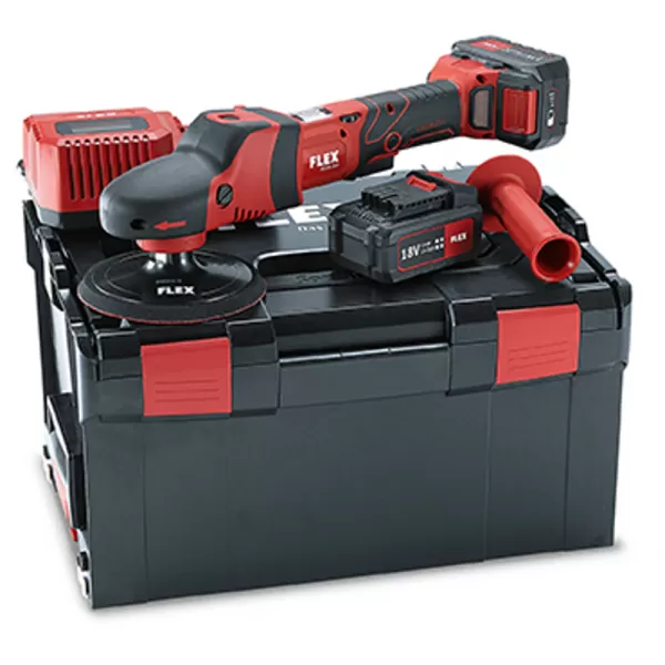 Aku rotační leštička 18V/2x5Ah PE 150 18.0-EC/5.0 Set Flex 447153