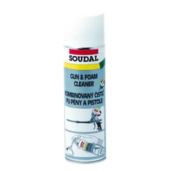 Čistič PU pěny a pistole 500ml SOUDAL