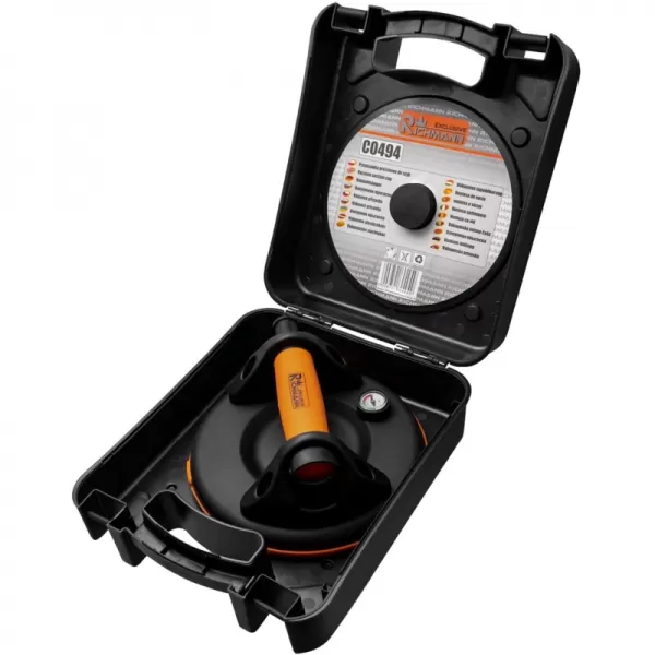 Přísavka vakuová s manometrem RICHMANN | 200 mm, 120 kg