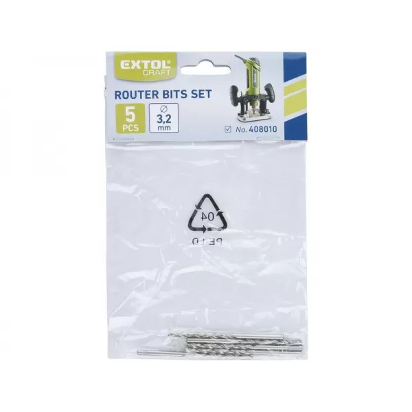 Stopkové frézky 5ks EXTOL CRAFT 44093