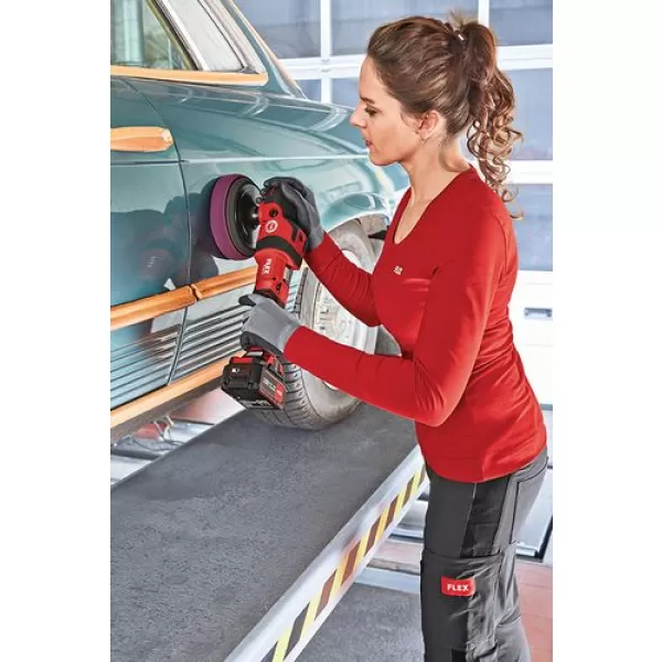 Aku rotační leštička 18V/2x5Ah PE 150 18.0-EC/5.0 Set Flex 447153