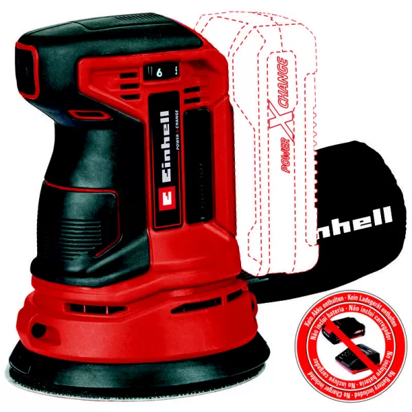 Aku excentrická bruska 18V/bez aku TE-RS 18 Li-Solo Einhell 4462010
