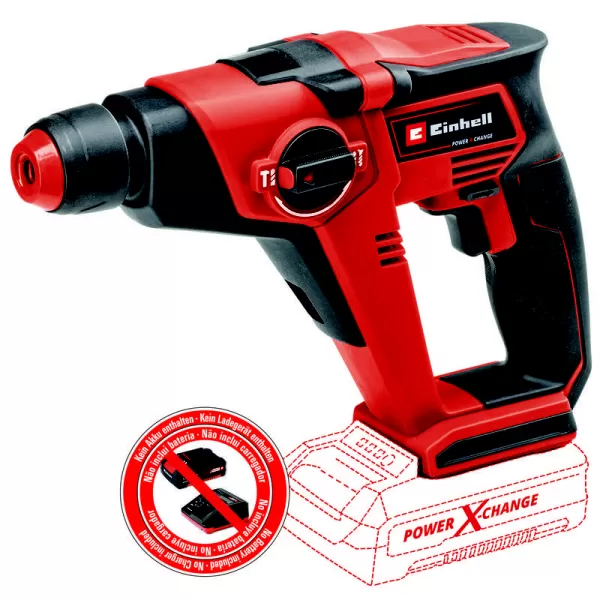 Aku vrtací kladivo 18V/bez aku TE-HD 18/12 Li - Solo Einhell 4513970