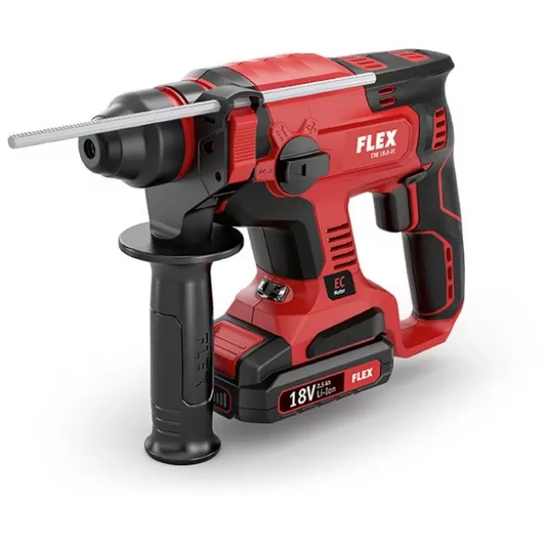 Aku kombi vrtací kladivo 18V 2x5,0Ah FLEX CHE 18.0-EC/5.0 Set