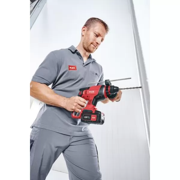 Aku kombi vrtací kladivo 18V 2x5,0Ah FLEX CHE 18.0-EC/5.0 Set