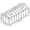 Skleník VITAVIA ZEUS COMFORT 15700 PC 16 mm černý LG464