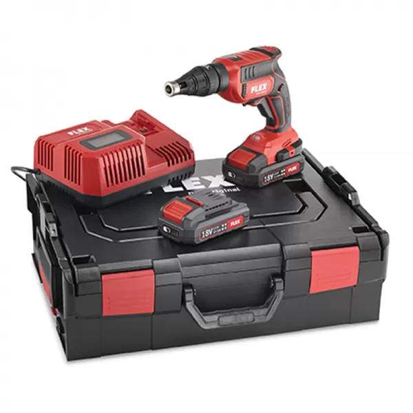 Aku stavební šroubovák 18V 2x2,5Ah FLEX DW 45 18.0-EC/2.5 Set