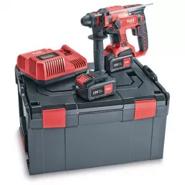 Aku kombi vrtací kladivo 18V 2x5,0Ah FLEX CHE 18.0-EC/5.0 Set