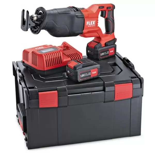 Aku šavlová pila 18V 2x5,0Ah FLEX RSP DW 18.0-EC/5.0 Set