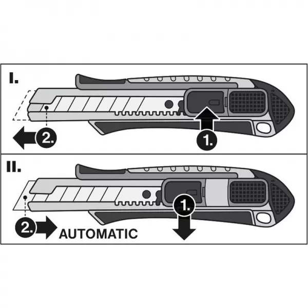 Nůž ulamovací s nerez výztuhou 18mm FORTUM 4780022