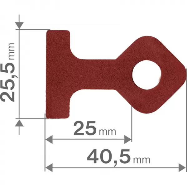 L-svorky rohové/90° sada 2ks, 140x140mm FORTUM 4784120