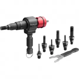 Nástavec nýtovací na vrtačku T, pro nýtovací matice M3-M12, CrMoV FORTUM 4770664