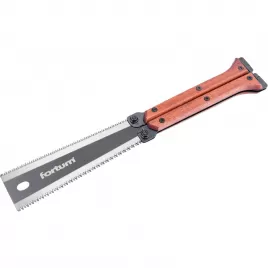 Pila zavírací/kapesní dvoubřitá, 300mm s dřevěnou rukojetí FORTUM 4772120