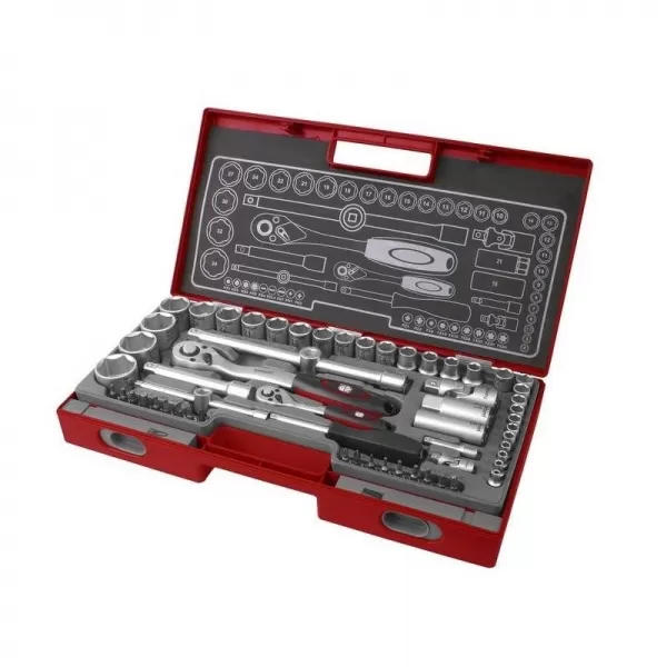 Nástrčné klíče sada 60ks 1/2" a 1/4" FORTUM 4700011