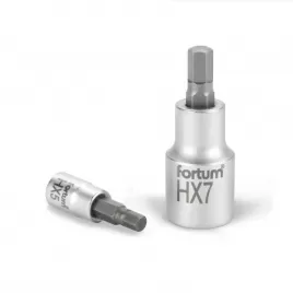 Klíč zástrčný imbus 1/4" HX 4 L 38mm FORTUM 4701604