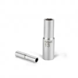 Hlavice nástrčná prodloužená 1/4" 13mm L 50mm 61CrV5 FORTUM 4701526