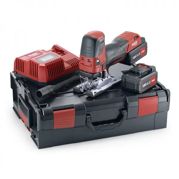 Aku přímočará pila 18V/2x5,0Ah JS 18.0-EC/5.0 Set Flex 489778