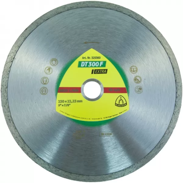 Kotouč diamantový plný DT300F KLINGSPOR | 230x7x1,9x22,2 mm
