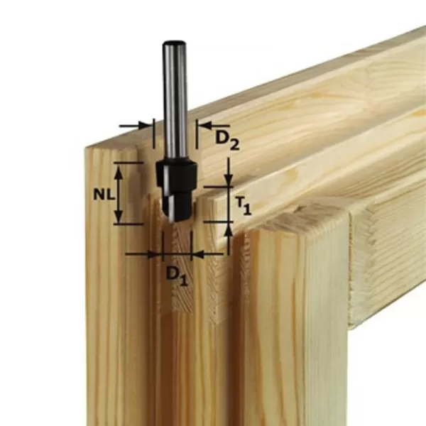 Stupňovitá fréza HW FESTOOL HW D20,3/12,3/6 S12 492714