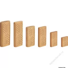 Dřevěné kolíky DOMINO buk FESTOOL D 5x30/300 BU 494938